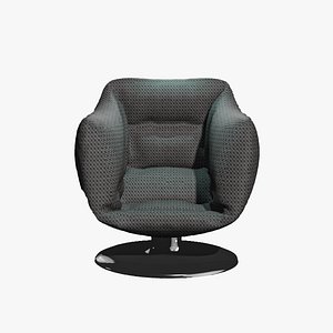 Low poly cloth chair