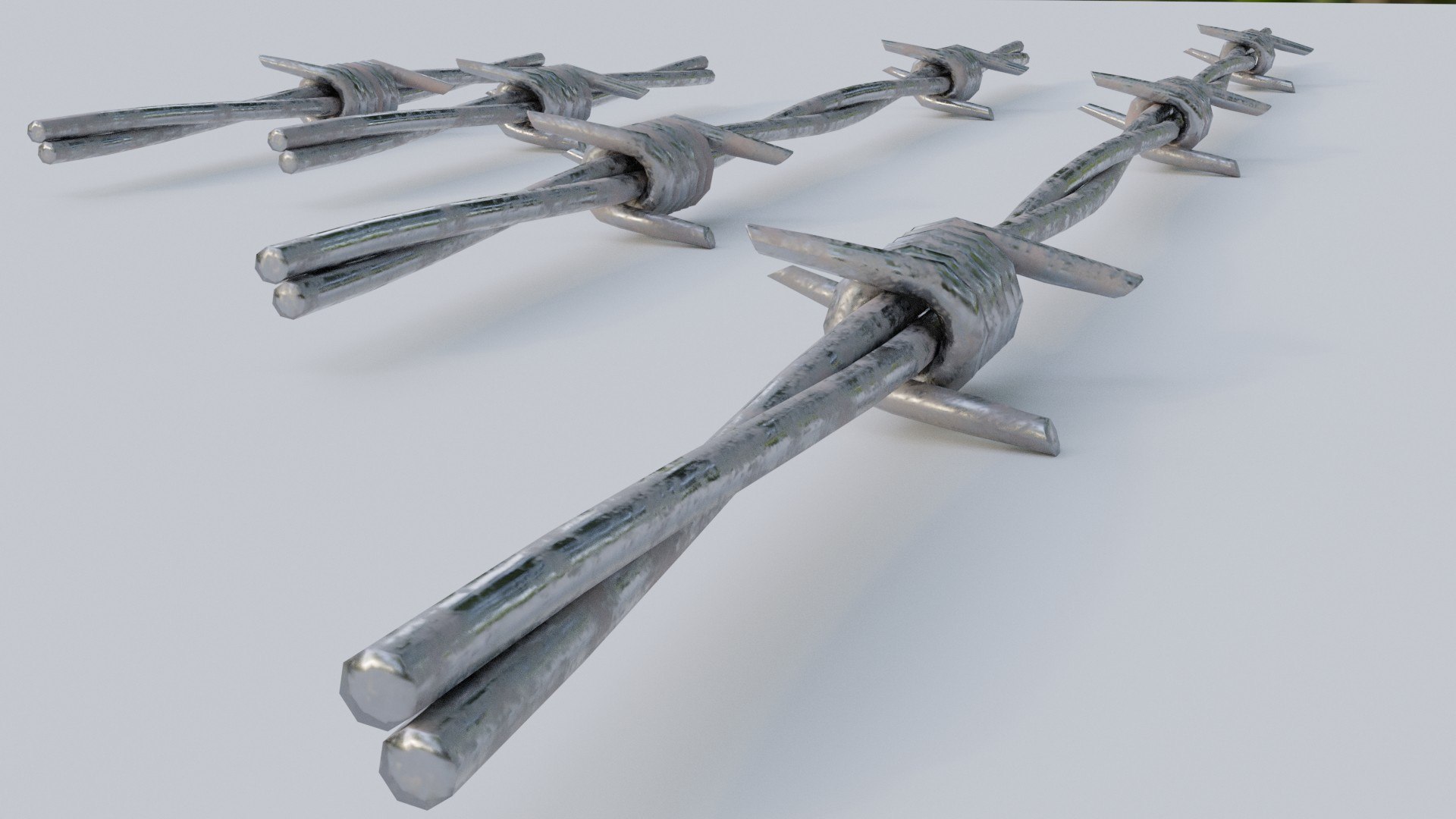 Barbed Wire 3D - TurboSquid 2036398