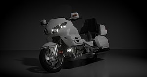 3D Honda GoldWing gray