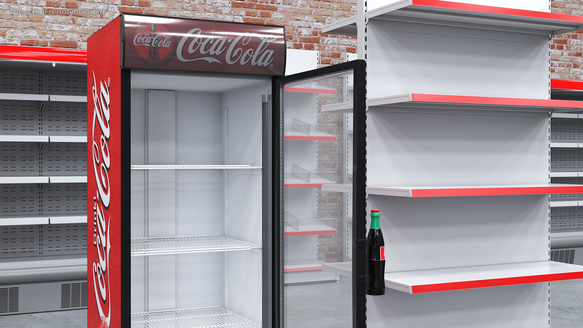 3D Model Coca Cola Fridge - TurboSquid 2145570
