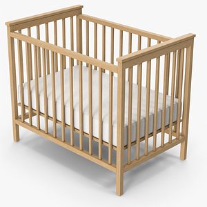 Wooden  Baby Cot