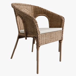 IKEA Agen Rattan Armchair