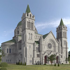Saint Louis Catholic Cathedral Stone Grey