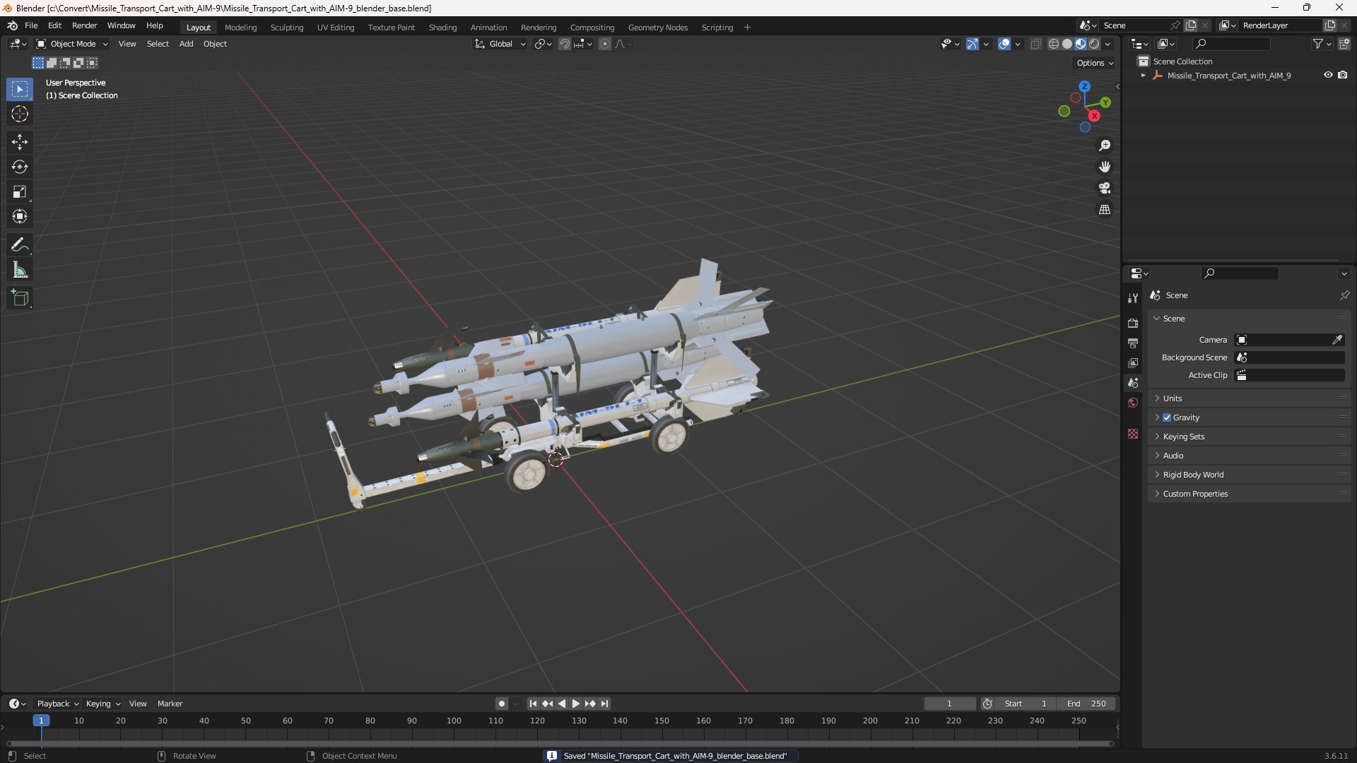 Missile Transport Cart with AIM-9 3D model https://p.turbosquid.com/ts-thumb/xk/6v2NOd/Ks/missile_transport_cart_with_aim9_1001/jpg/1778632034/1920x1080/fit_q87/0126e3e5f0bd57435164d8e10fbddc550fdc01a1/missile_transport_cart_with_aim9_1001.jpg