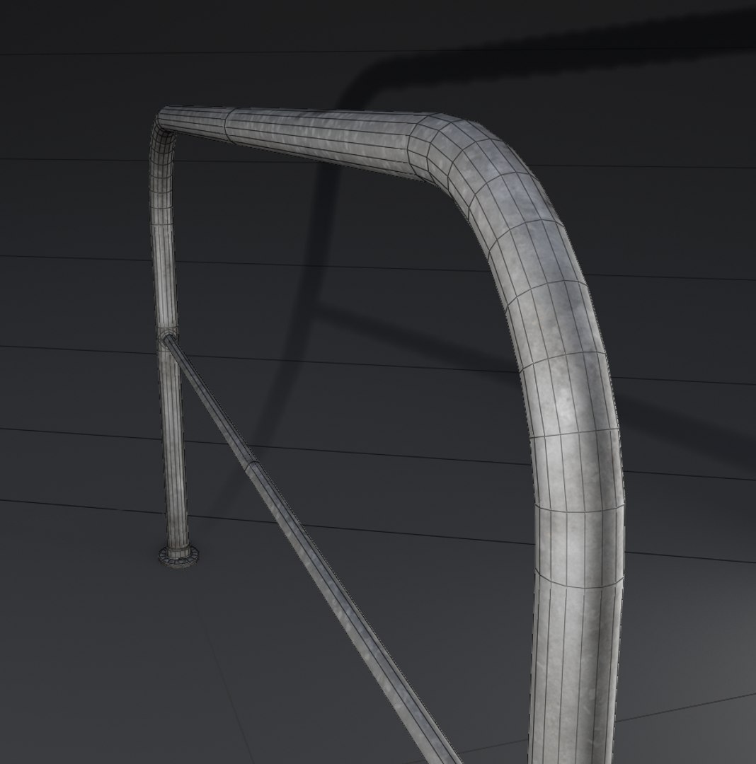 3D Realistic Railing Ready - - TurboSquid 1349306
