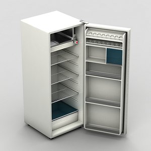 old refrigerator 3d 3ds