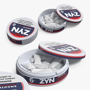 ZYN Smooth Nicotine Pouches Can 6mg Set White