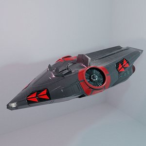 futuristic motor 3D model