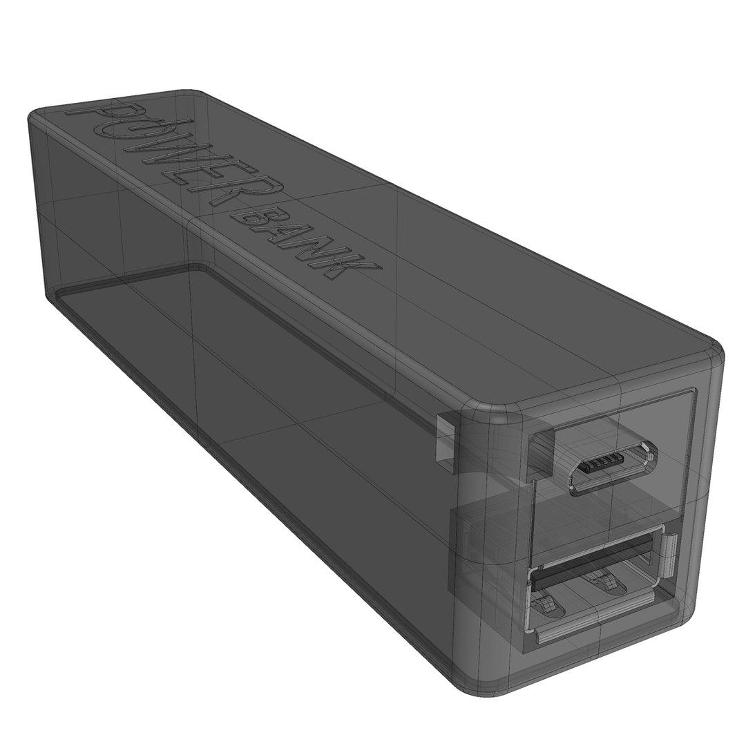 power bank powerbank 3d model