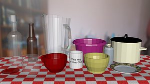 3ds fluid containers kitchen