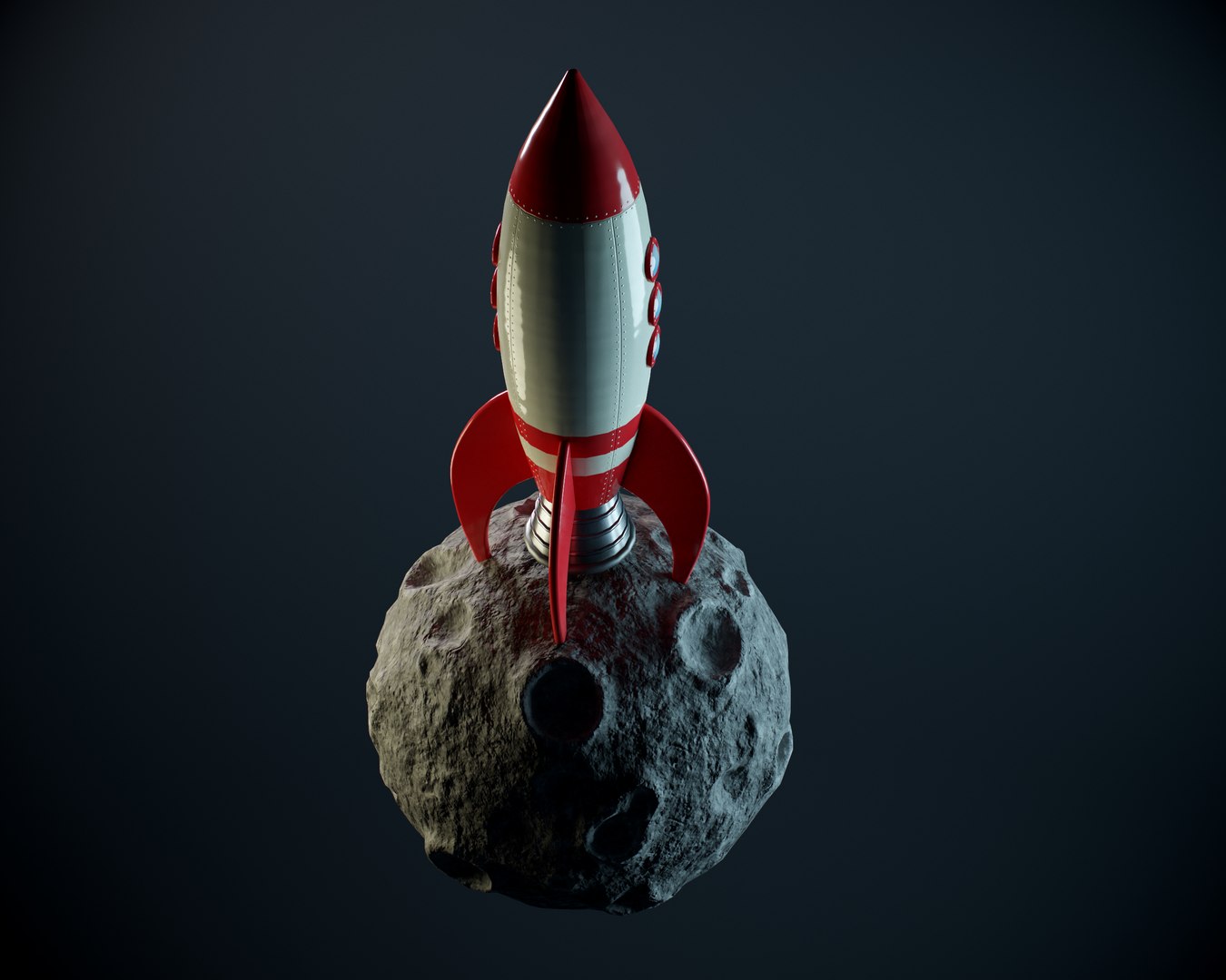 3d modeling and texturing for a cartoon rocket with blender, 350 sam -  Finished Projects - Blender Artists Community