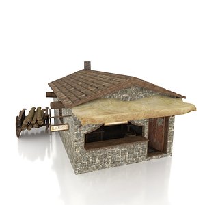 3D Medieval Blacksmith Shop