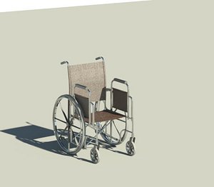 wheelchair 3D model