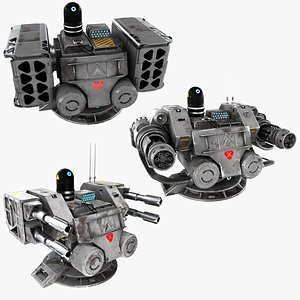 Sci-fi Turrets