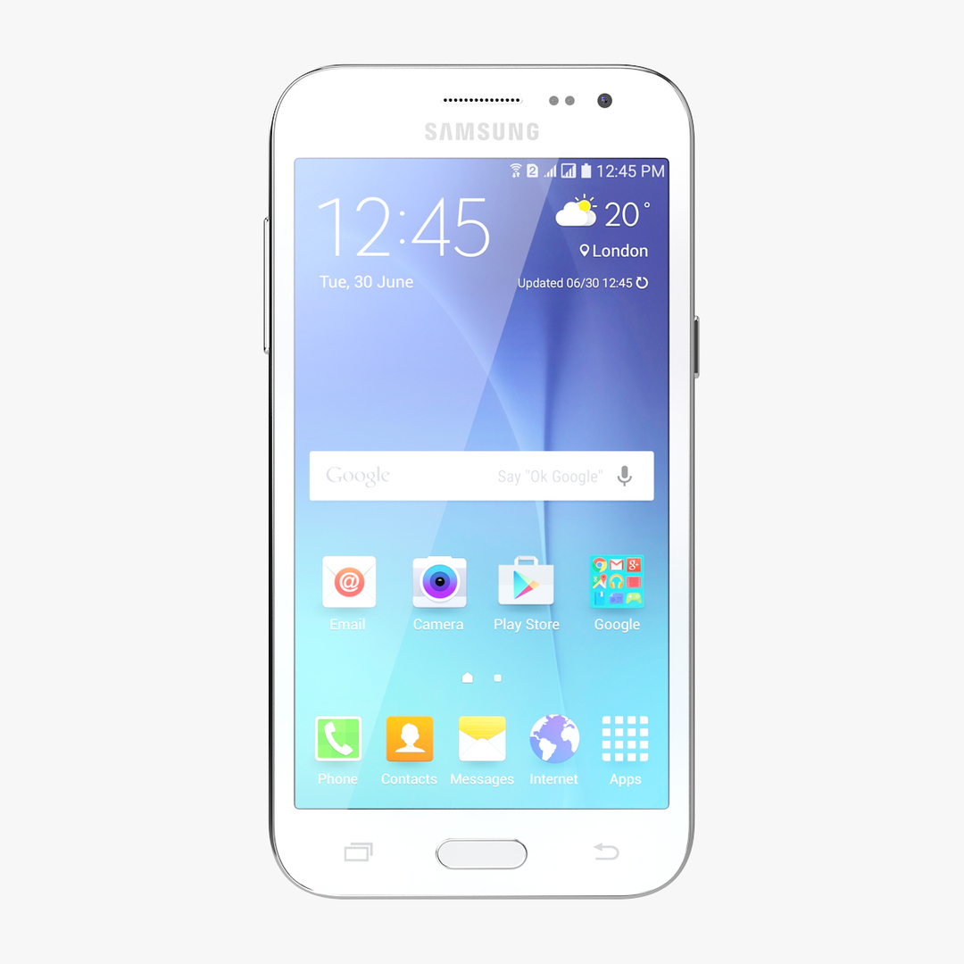 3ds max realistic samsung galaxy j2
