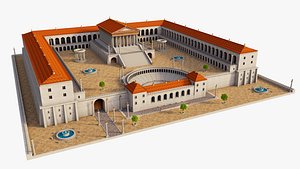 Sanctuary of Hercules Victor model