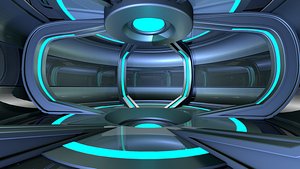 3D Sci Fi Room