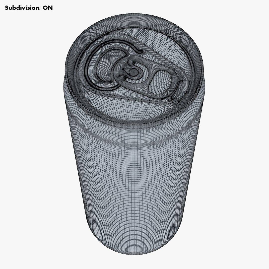 Sleek 355ml 12oz beverage 3D model - TurboSquid 1166028