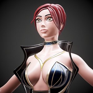 Character human Girl - Game Ready