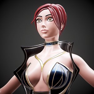 Character human Girl - Game Ready