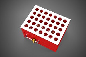 IRRIGATION PIPE SPRAYING LAYOUT AEROPONIC PLANT HOLE CULTIVATION 3D model