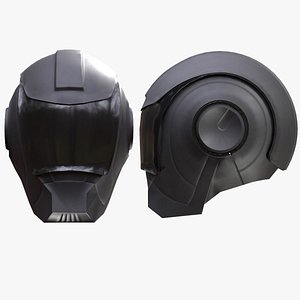 3D Man and Woman in Military Helmet 12