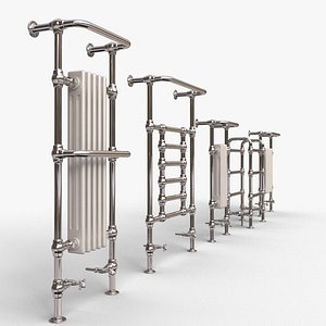 Traditional heated towel rails
