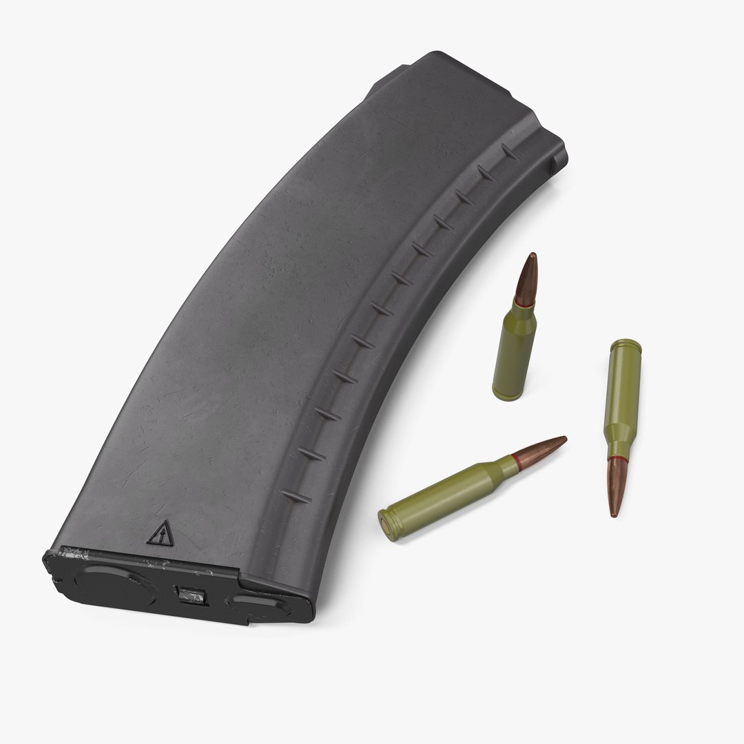 Assault Rifle Magazine 3D model preview