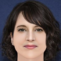 Phoebe Waller-Bridge Head - No Hair - Low poly head for game
