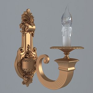 Antiquarian graceful sconce
