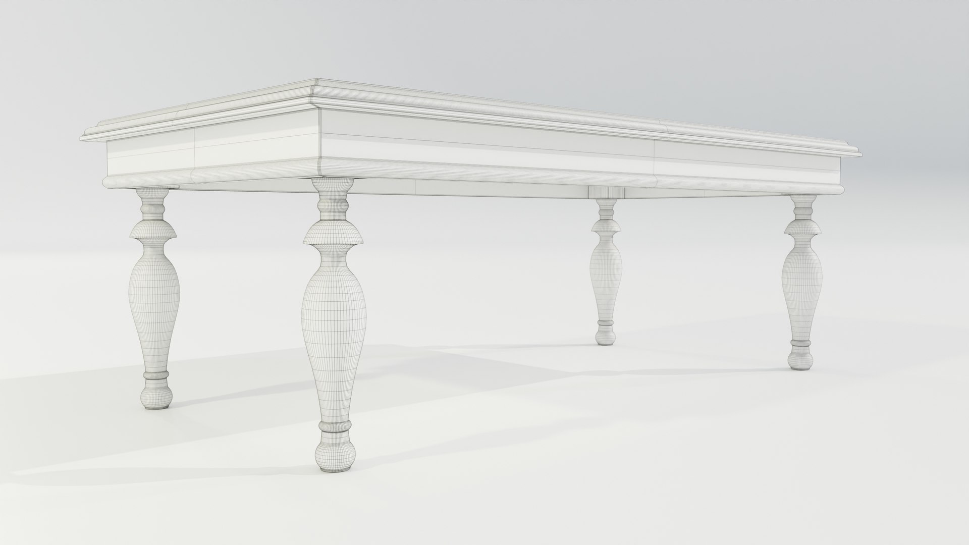 3D Classic Side Table Model - TurboSquid 2035451