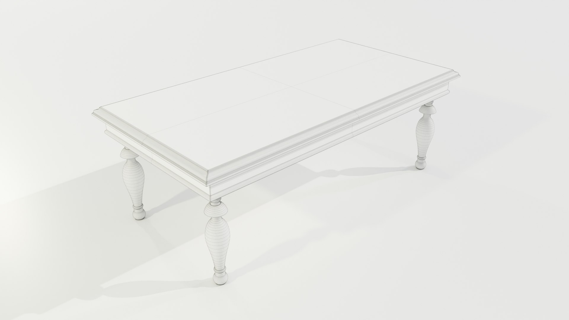 3D Classic Side Table Model - TurboSquid 2035451