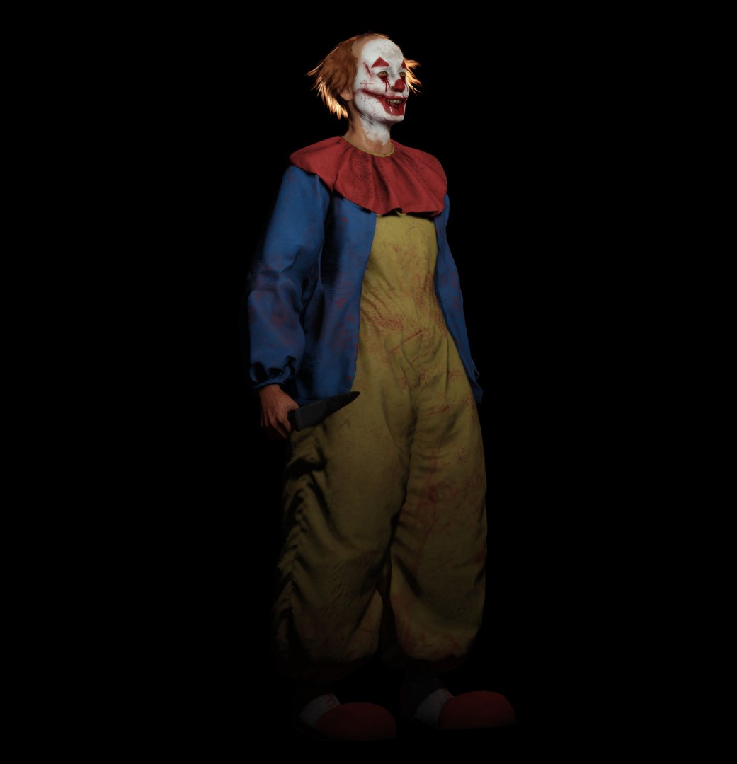 3D Evil Clown Model - TurboSquid 1809605