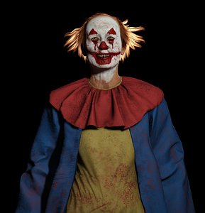 3D Evil Clown model