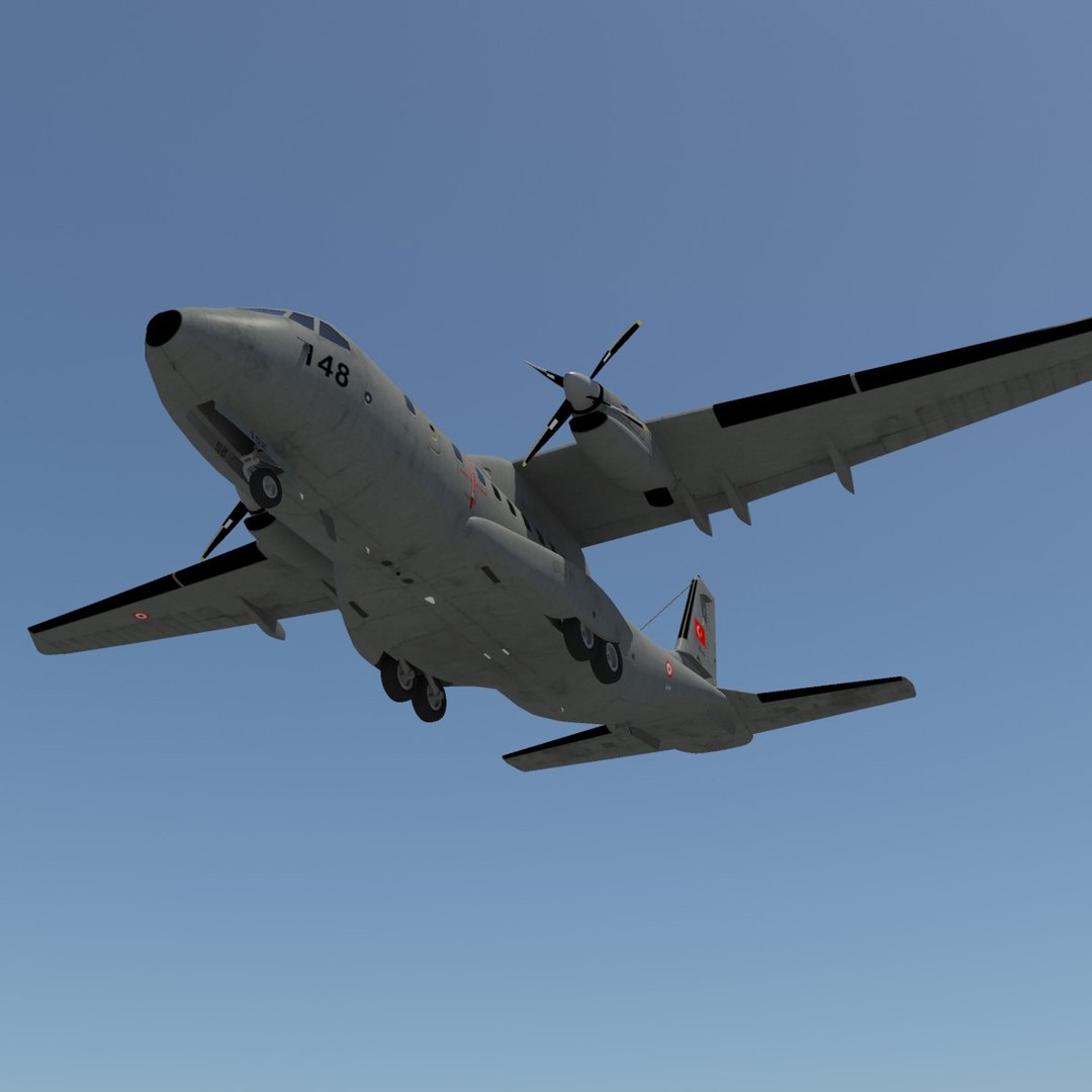 3d Casa Cn-235 Turkey Model