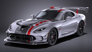 LowPoly Dodge Viper ACR 2016