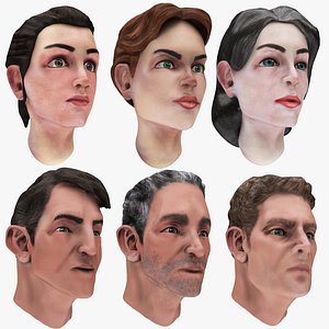3D human head