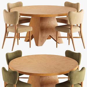 Pierce Ward Dining Set 3D