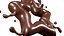 Salpicadura de chocolate líquido 004