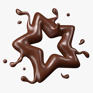 Chocolate Liquid Splash 004