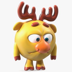 Cartoon Character Dokko Sad Pose