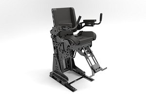3D model Heavy Shock Absorber Seat 2