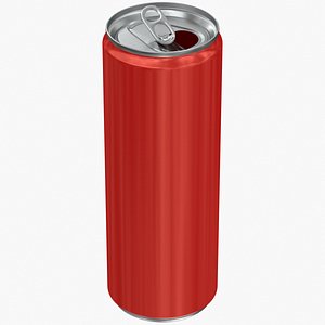 3D Opened Sleek Can 355ML