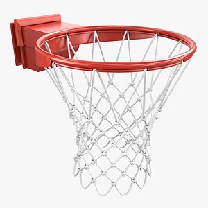 3D Spalding Basketball Hoop and Net