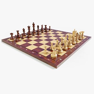 Chess Set - 3D Model by capedghost