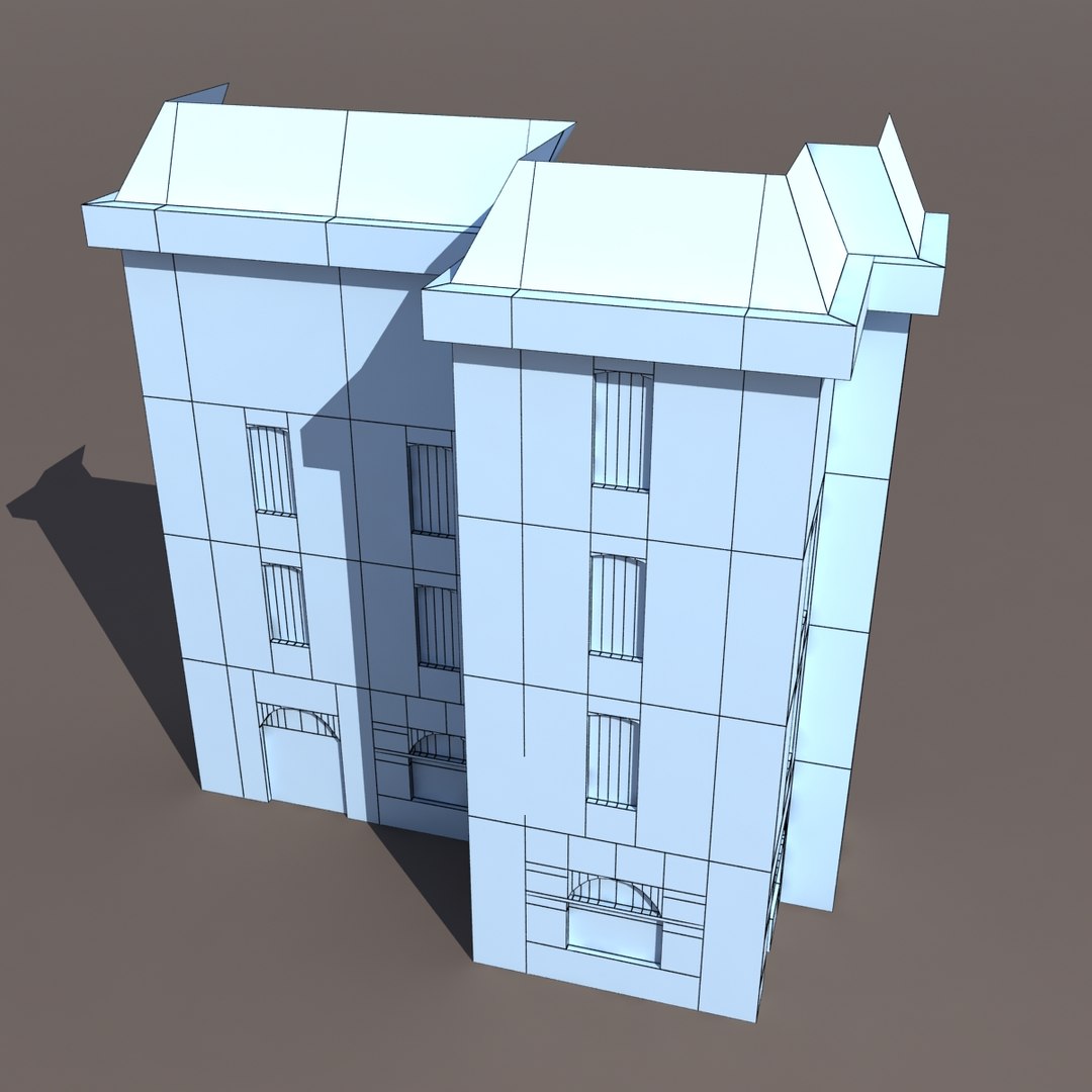 3d Model Building Exterior