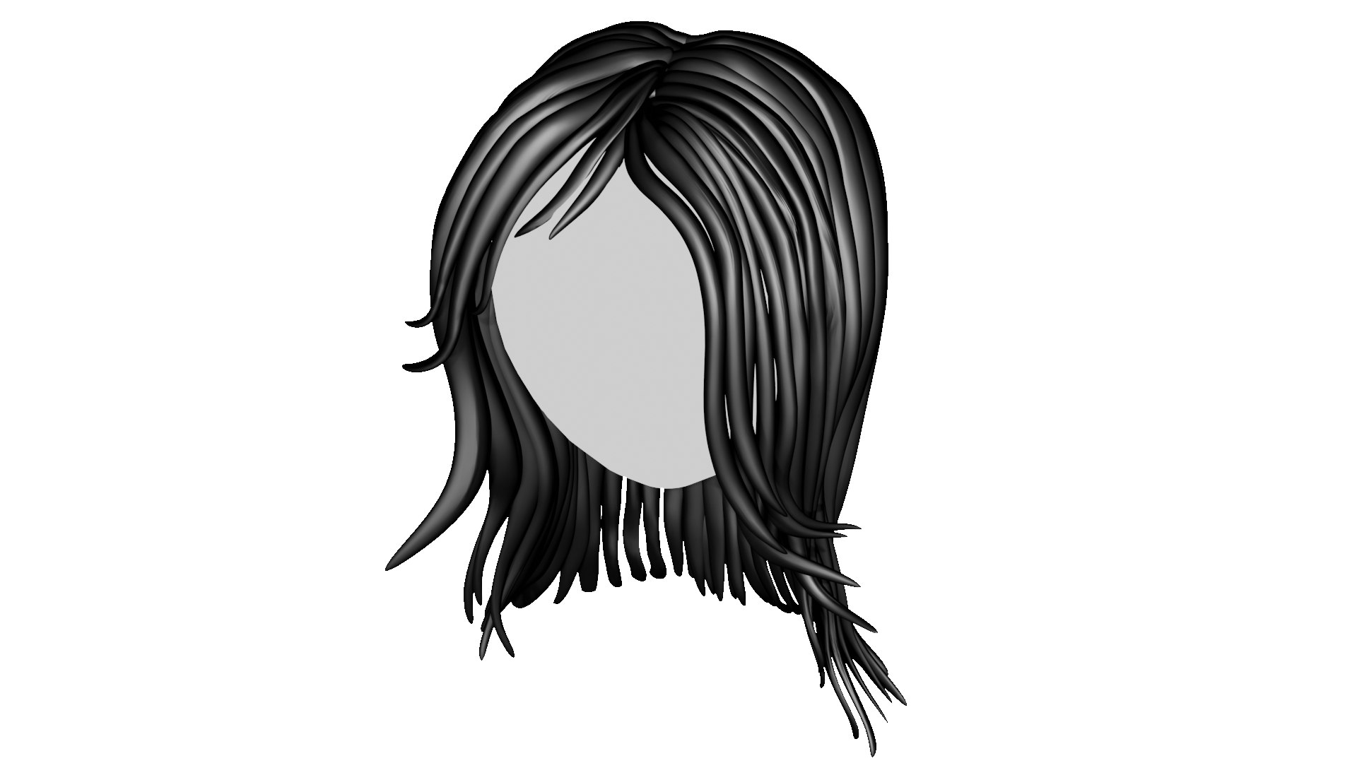 3d Hair Wigs - Turbosquid 1814356