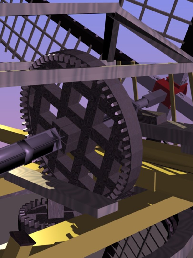 3d Realistic Windmill
