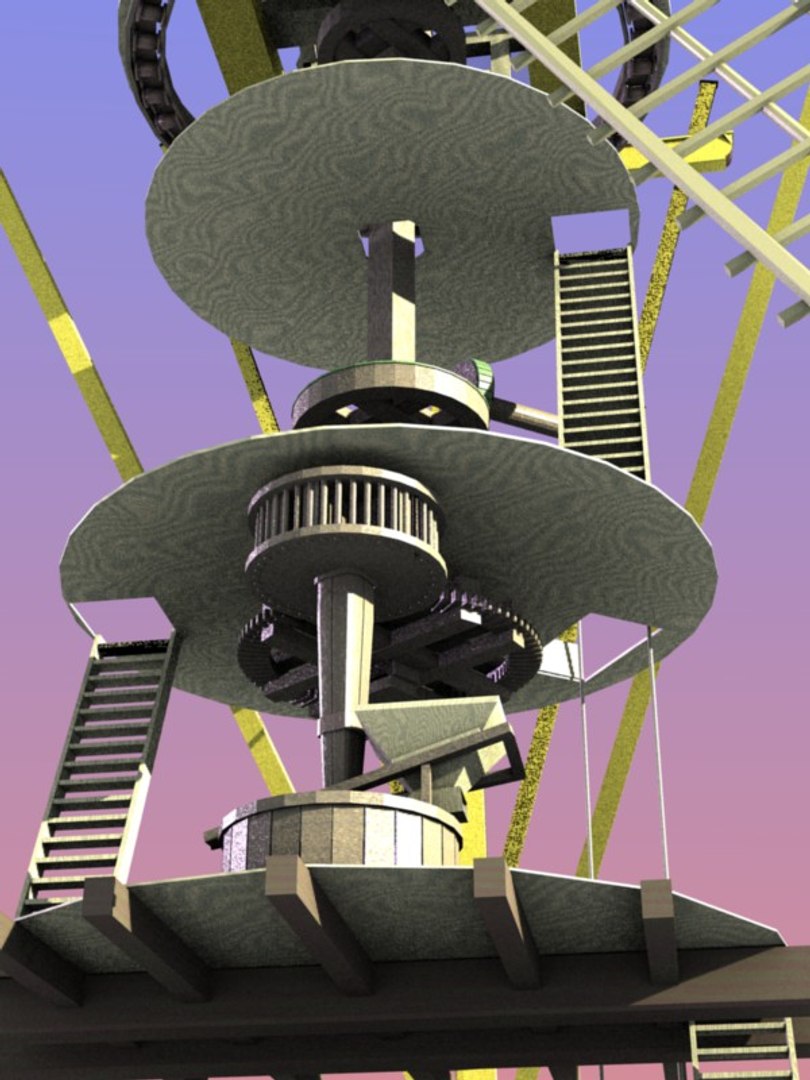3d Realistic Windmill