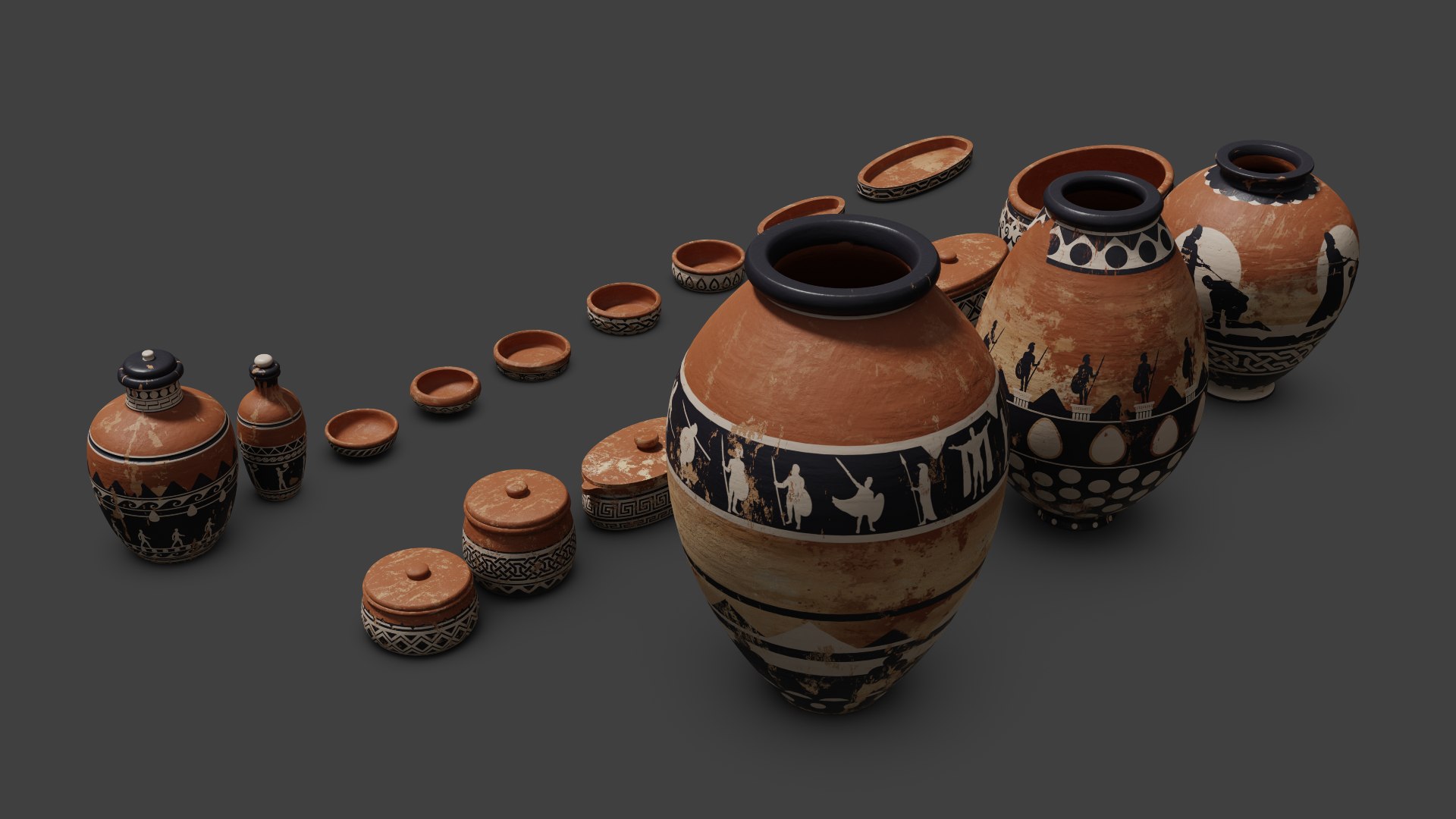 3D Clay Pottery Old Painted - Clay pot Bundle model https://p.turbosquid.com/ts-thumb/xl/S4J9pu/68/main_02/png/1665841548/1920x1080/fit_q87/91034f66695566584ec1777f4bde5b843d3335ea/main_02.jpg